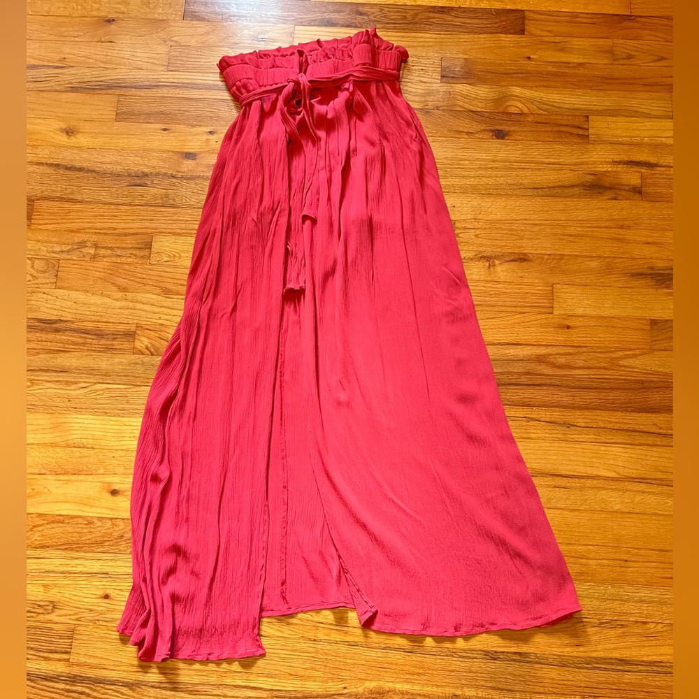 Fun faux-wrap maxi dress